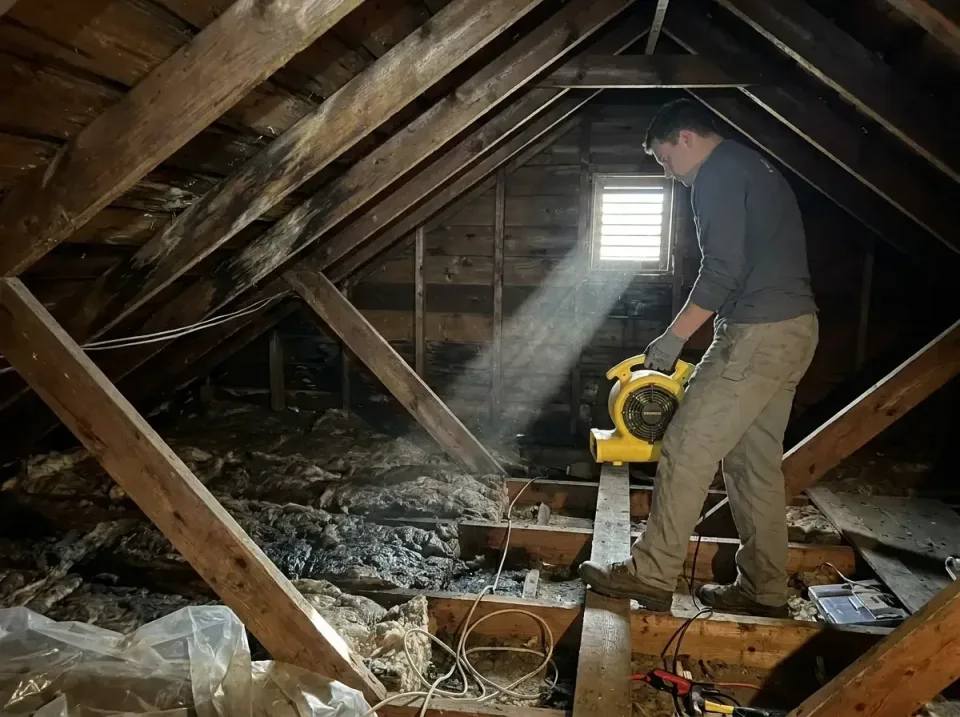 attic-water-damage-drying-proc-007 — frequently asked questions, Emergency Water Extraction & 24/7 Flood Response in Clanton…